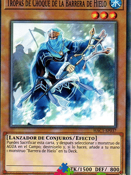 Shock Troops of the Ice Barrier - HAC1-EN037 - Common 1st Edition