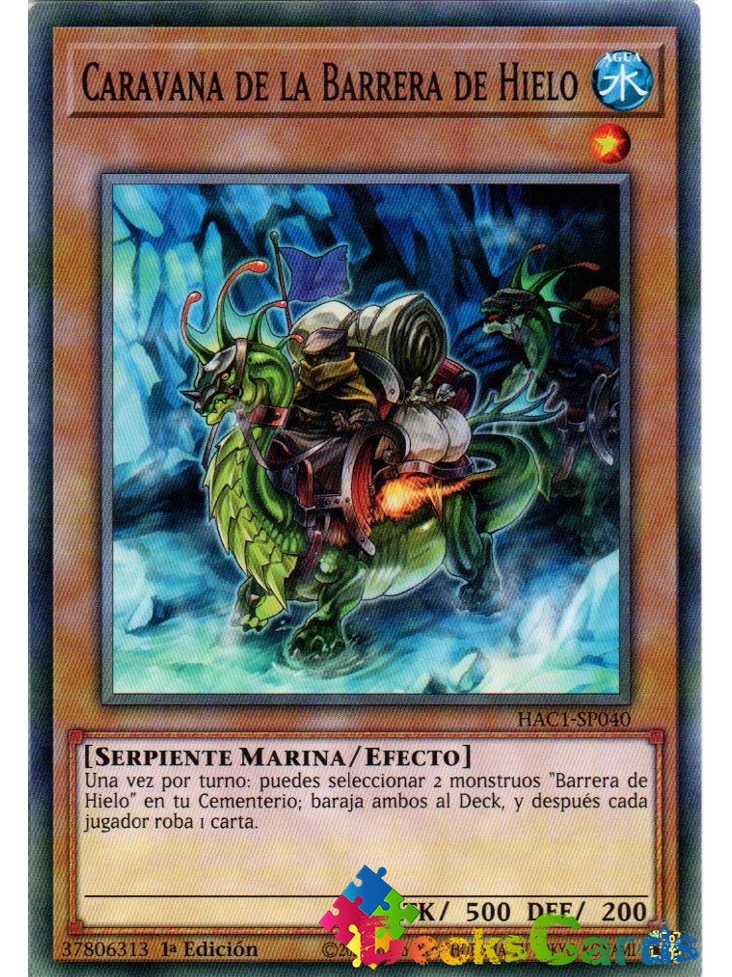 Caravan of the Ice Barrier - HAC1-EN040 - Duel Terminal Normal Parallel Rare 1st Edition 1