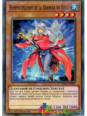 Spellbreaker of the Ice Barrier - HAC1-EN041 - Duel Terminal Normal Parallel Rare 1st Edition