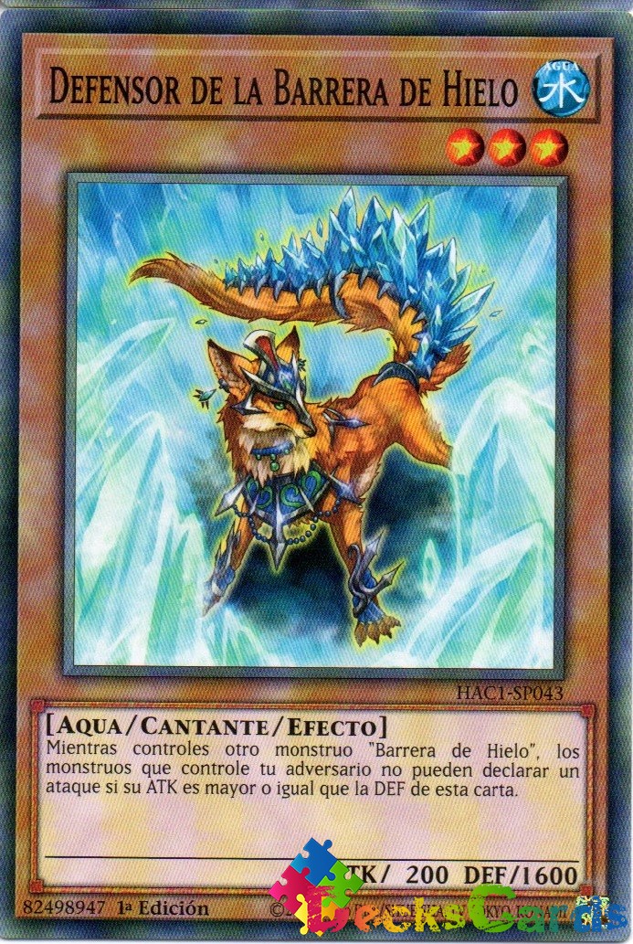 Defender of the Ice Barrier - HAC1-EN043 - Duel Terminal Common Parallel 1st Edition