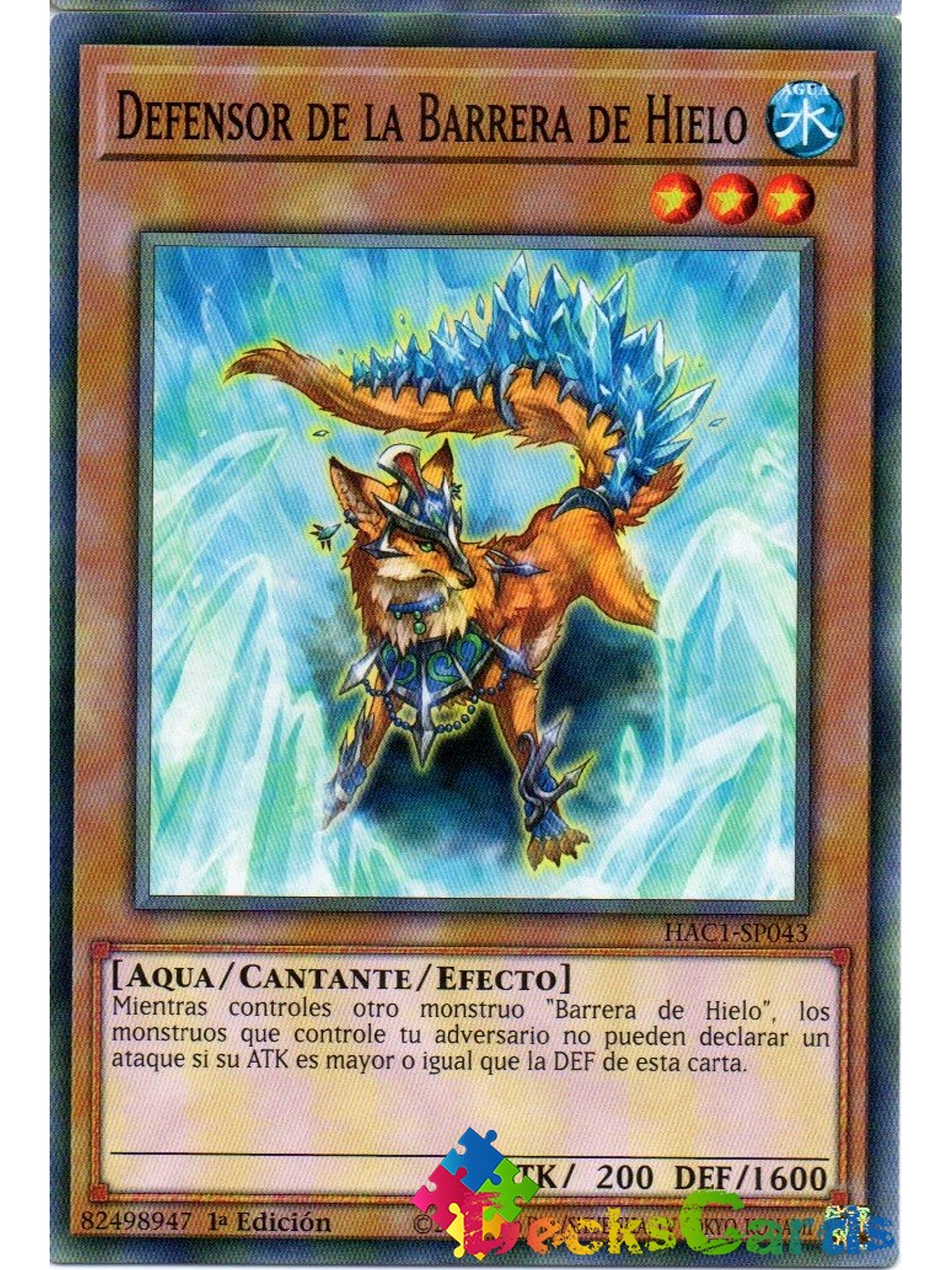 Defender of the Ice Barrier - HAC1-EN043 - Duel Terminal Common Parallel 1st Edition 1