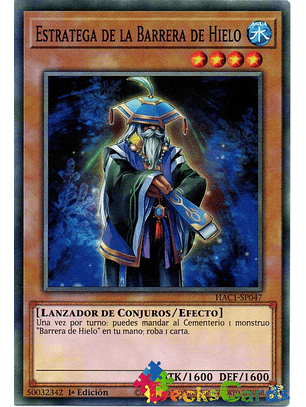 Strategist of the Ice Barrier - HAC1-EN047 - Common 1st Edition
