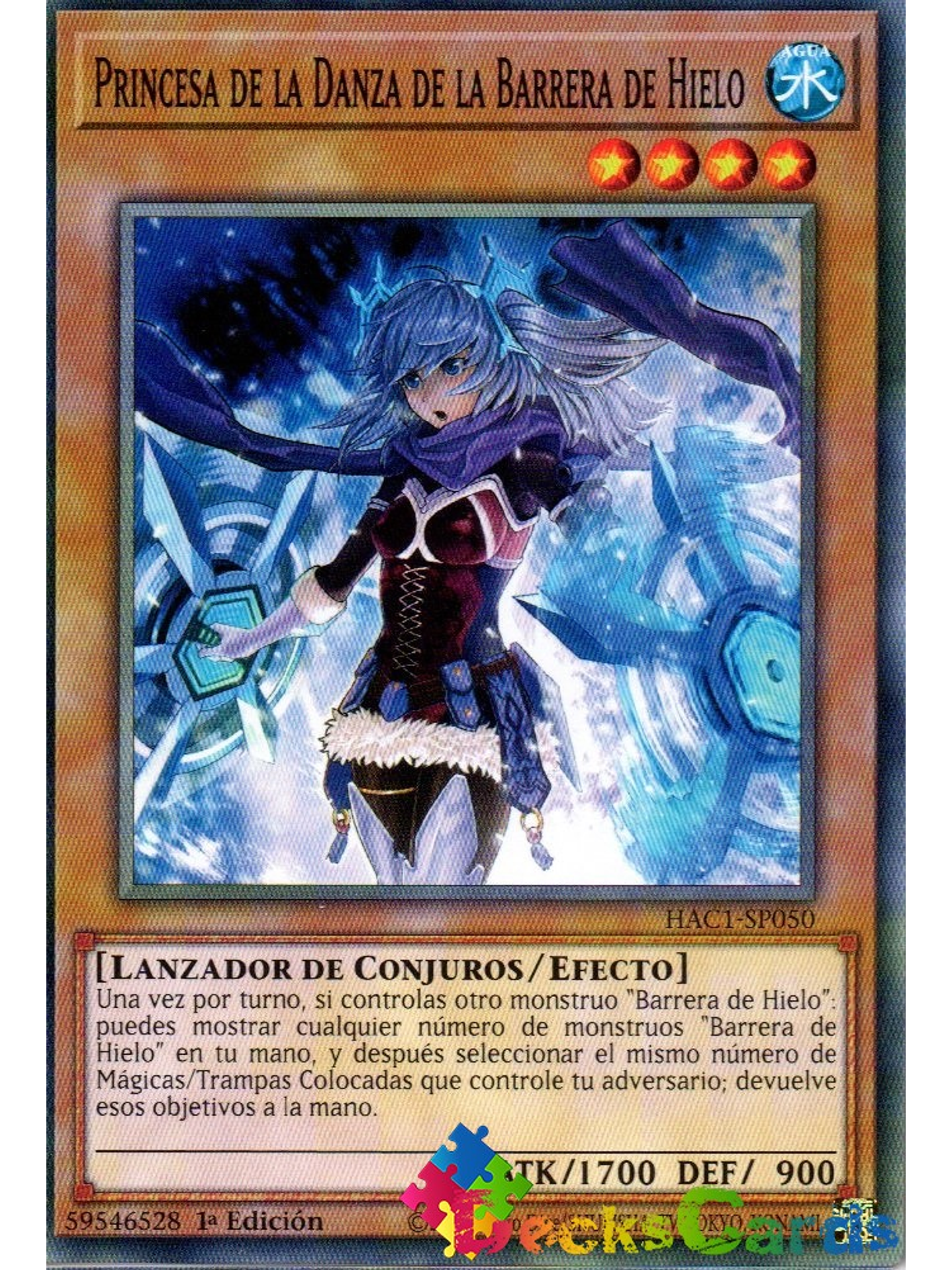 Dance Princess of the Ice Barrier - HAC1-EN050 - Common 1st Edition 1