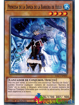 Dance Princess of the Ice Barrier - HAC1-EN050 - Common 1st Edition