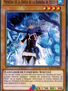 Dance Princess of the Ice Barrier - HAC1-EN050 - Duel Terminal Common Parallel 1st Ed