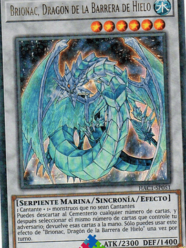 Brionac, Dragon of the Ice Barrier - HAC1-EN051 - Duel Terminal Ultra Parallel Rare 1st Edition