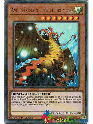 Mist Valley Apex Avian - HAC1-EN062 - Duel Terminal Ultra Parallel Rare 1st Edition