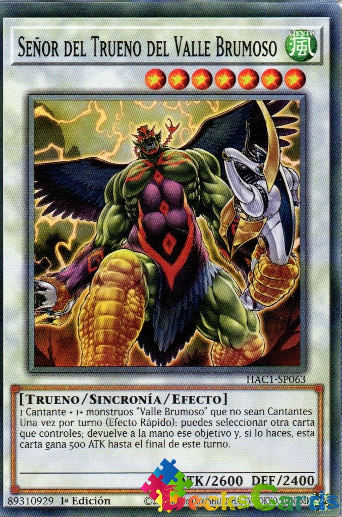 Mist Valley Thunder Lord - HAC1-EN063 - Duel Terminal Common Parallel 1st Edition
