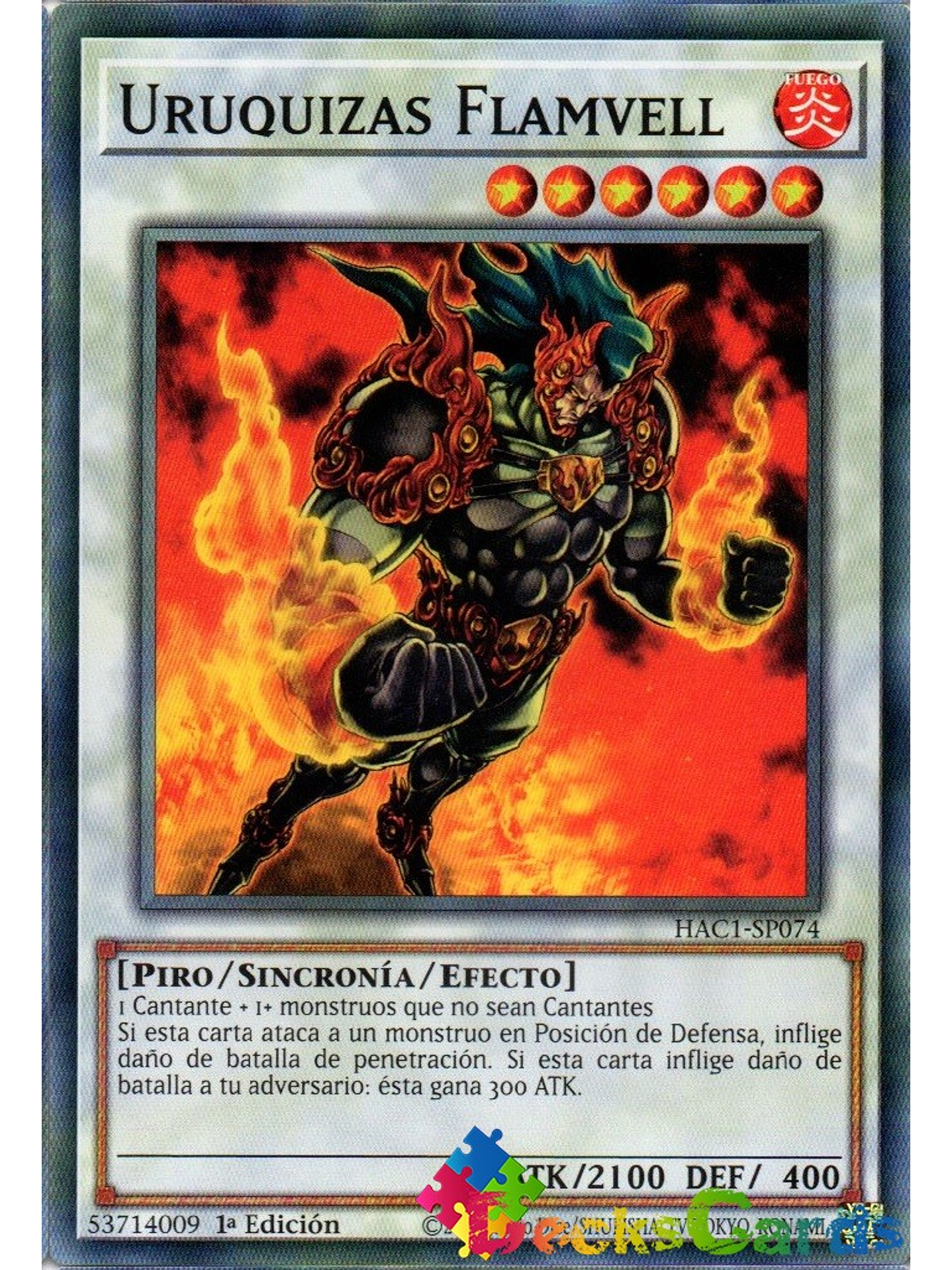 Flamvell Uruquizas - HAC1-EN074 - Common 1st Edition 1