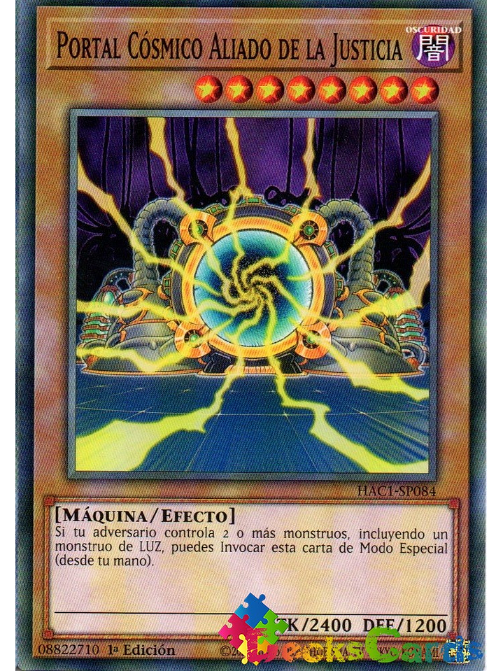 Ally of Justice Cosmic Gateway - HAC1-EN084 - Common 1st Edition 1
