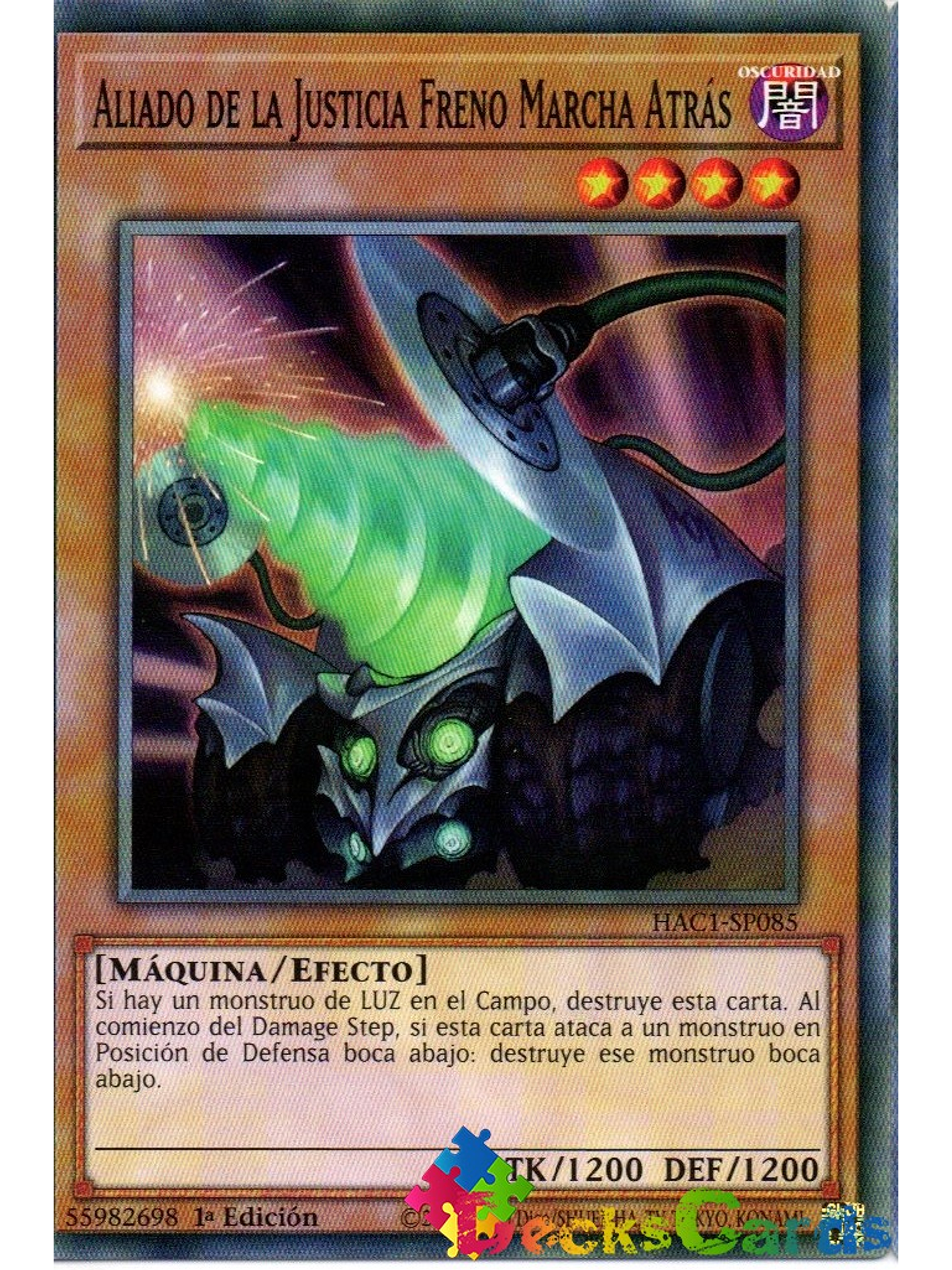 Ally of Justice Reverse Break - HAC1-EN085 - Duel Terminal Common Parallel 1st Edition 1