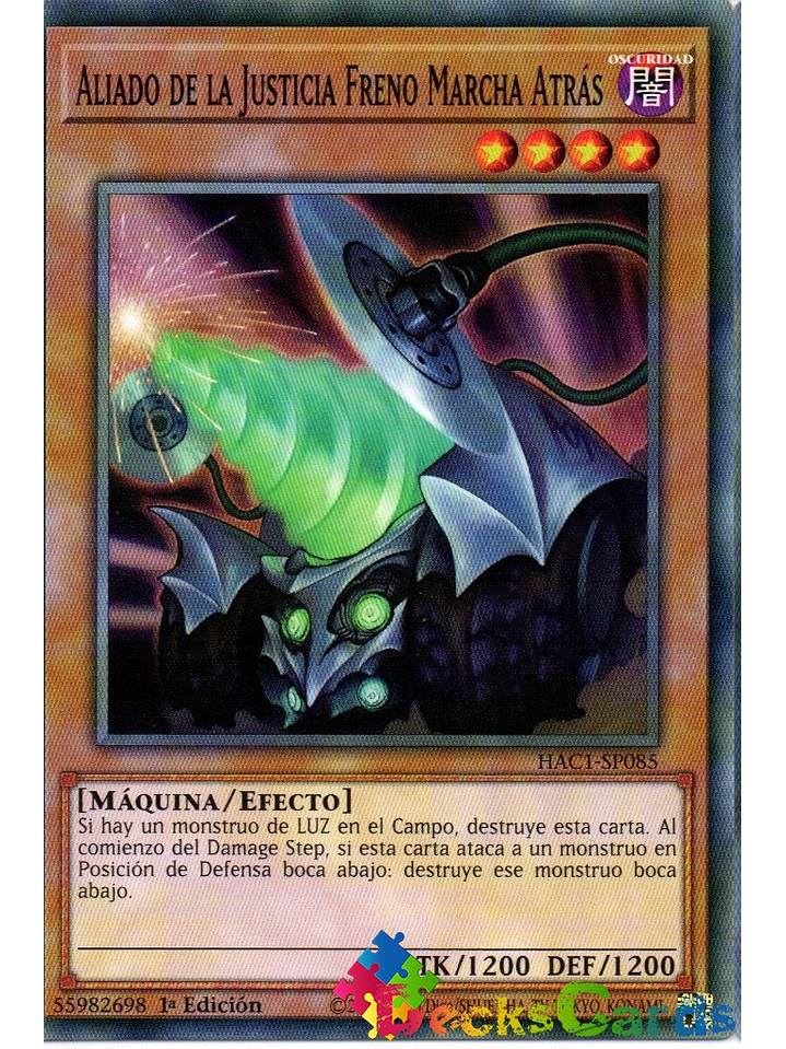 Ally of Justice Reverse Break - HAC1-EN085 - Duel Terminal Common Parallel 1st Edition 1