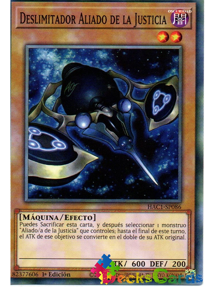 Ally of Justice Unlimiter - HAC1-EN086 - Common 1st Edition 1