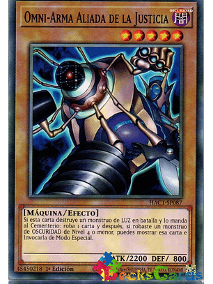 Ally of Justice Omni-Weapon - HAC1-EN087 - Common 1st Edition