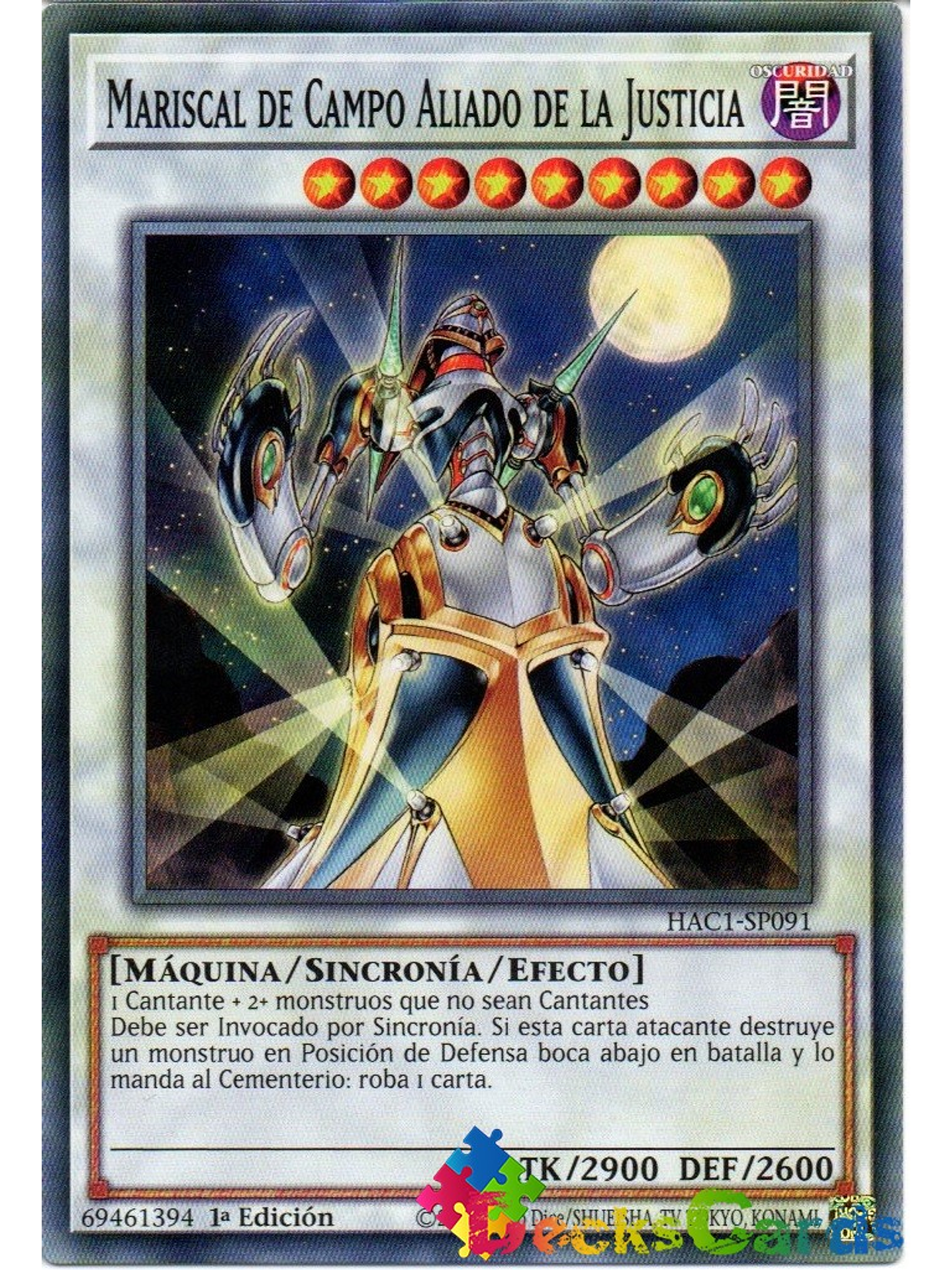 Ally of Justice Field Marshal - HAC1-EN091 - Duel Terminal Common Parallel 1st Edition 1