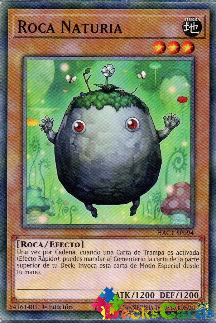 Naturia Rock - HAC1-EN094 - Duel Terminal Normal Parallel Rare 1st Edition