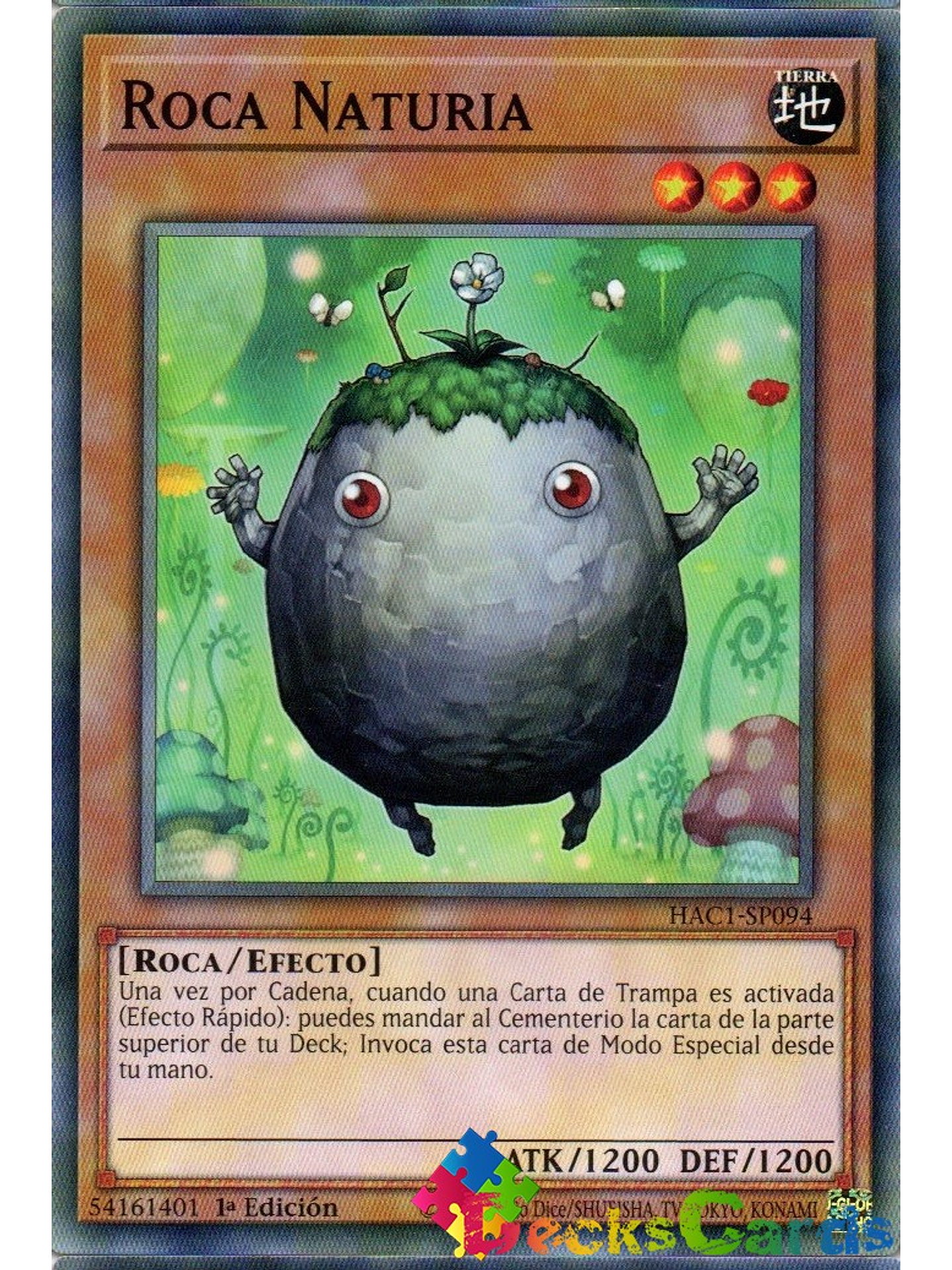 Naturia Rock - HAC1-EN094 - Duel Terminal Normal Parallel Rare 1st Edition 1