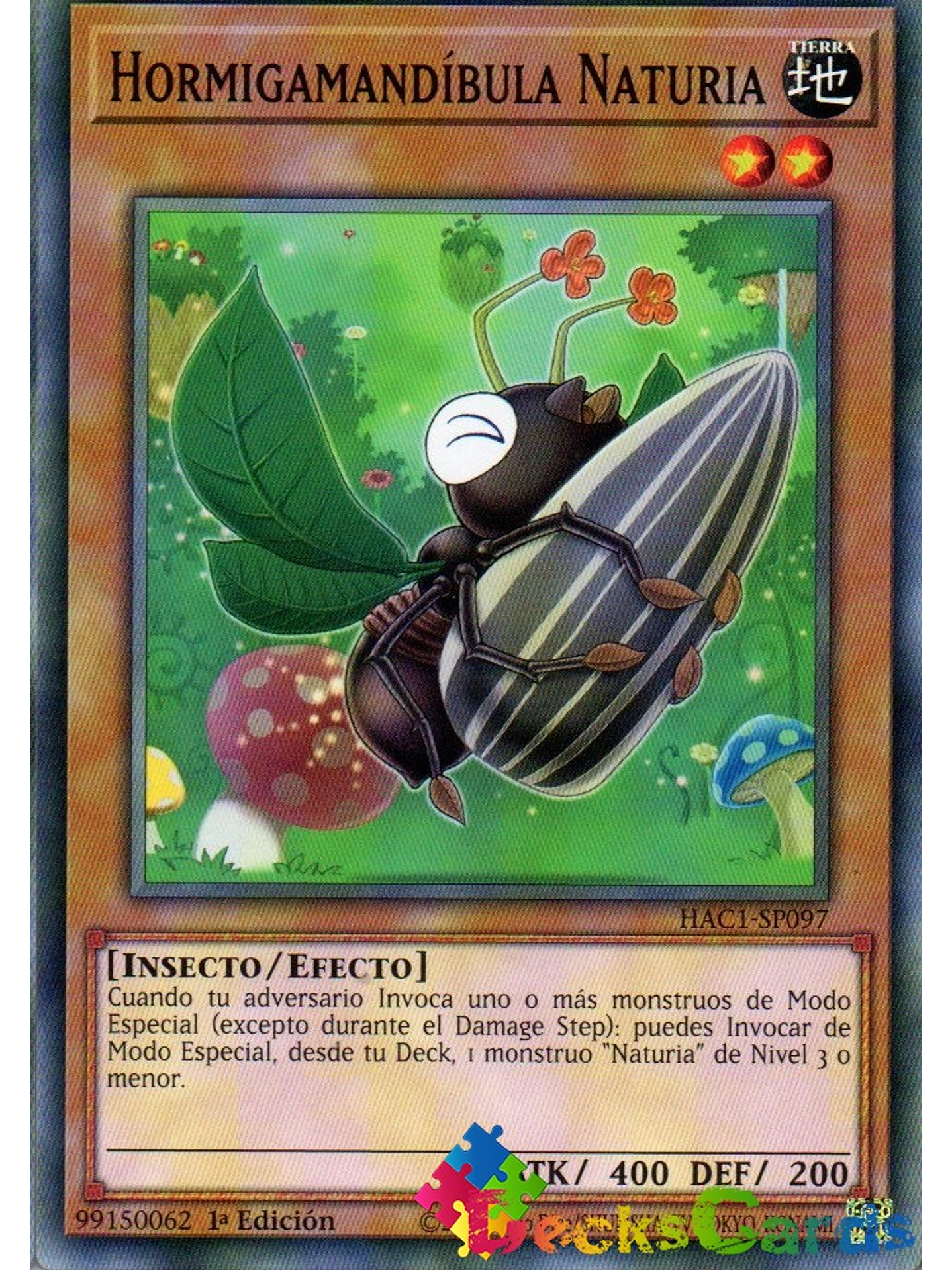 Naturia Antjaw - HAC1-EN097 - Common 1st Edition 1