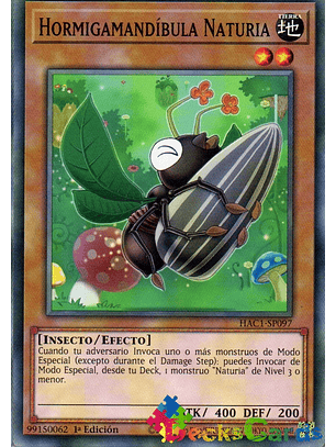 Naturia Antjaw - HAC1-EN097 - Duel Terminal Common Parallel 1st Edition