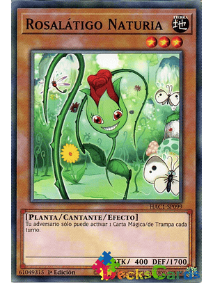 Naturia Rosewhip - HAC1-EN099 - Common 1st Edition
