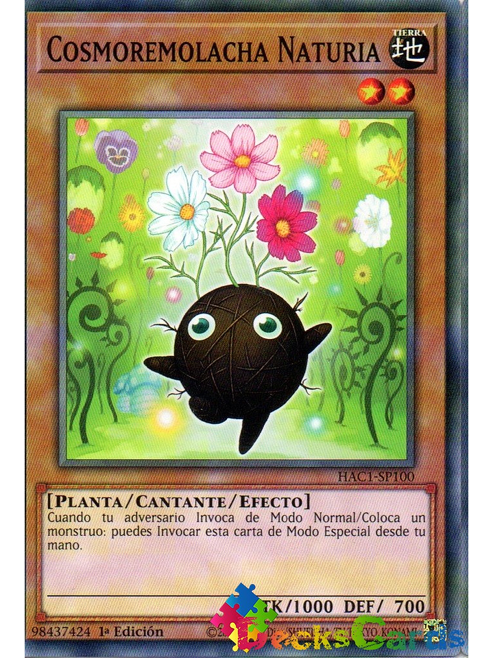 Naturia Cosmobeet - HAC1-EN100 - Duel Terminal Normal Parallel Rare 1st Edition 1