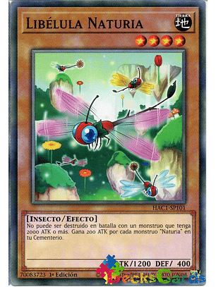 Naturia Dragonfly - HAC1-EN101 - Common 1st Edition