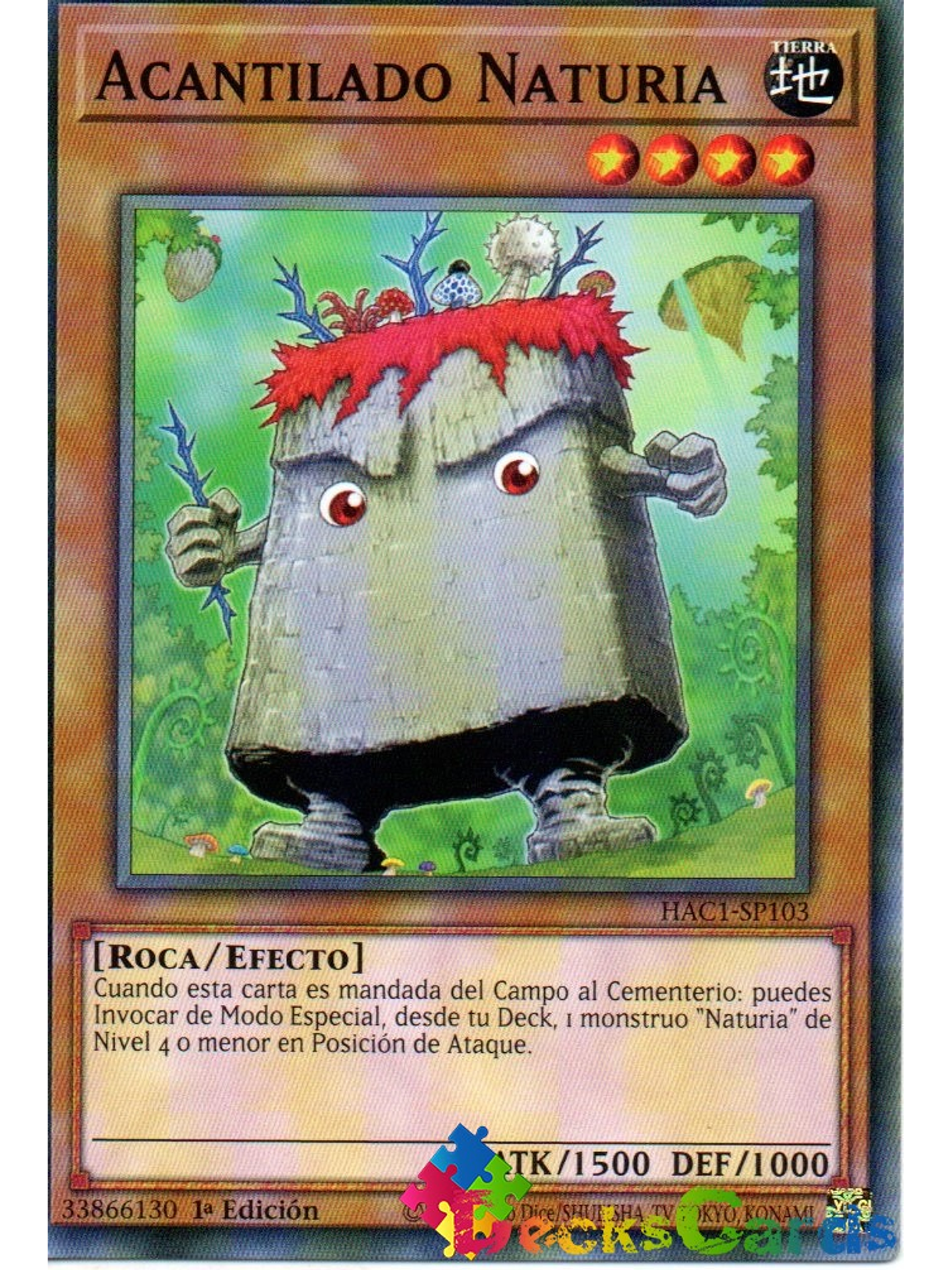 Naturia Cliff - HAC1-EN103 - Common 1st Edition 1