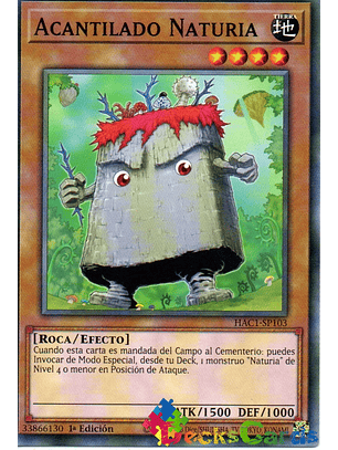 Naturia Cliff - HAC1-EN103 - Common 1st Edition