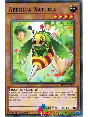 Naturia Horneedle - HAC1-EN105 - Duel Terminal Normal Parallel Rare 1st Edition