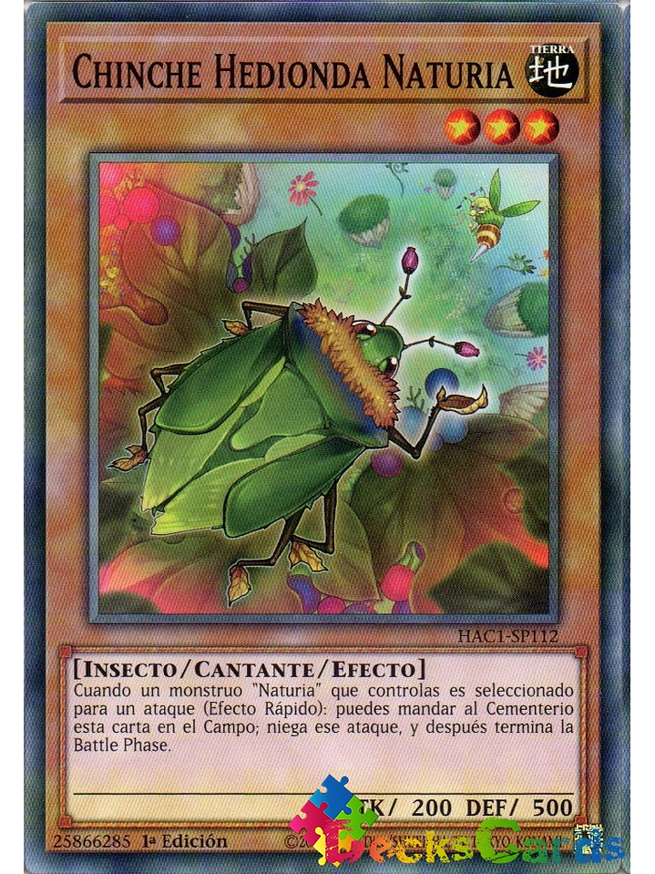 Naturia Stinkbug - HAC1-EN112 - Duel Terminal Common Parallel 1st Edition 1