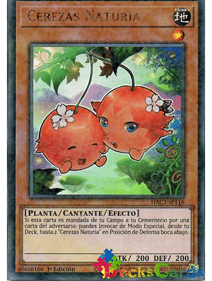 Naturia Cherries - HAC1-EN116 - Duel Terminal Ultra Parallel Rare 1st Edition