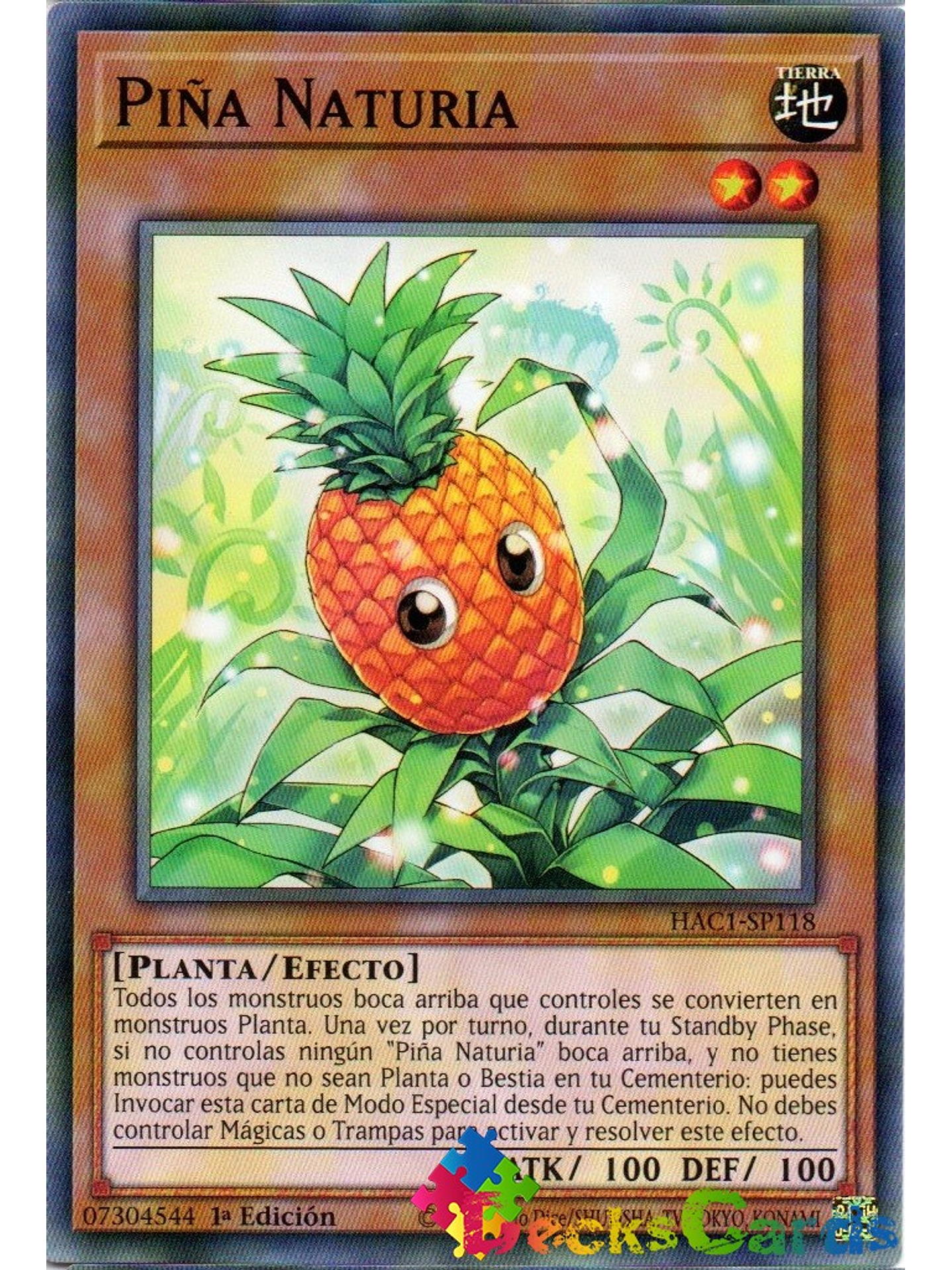 Naturia Pineapple - HAC1-EN118 - Common 1st Edition 1