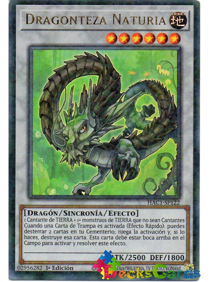 Naturia Barkion - HAC1-EN122 - Duel Terminal Ultra Parallel Rare 1st Edition 1