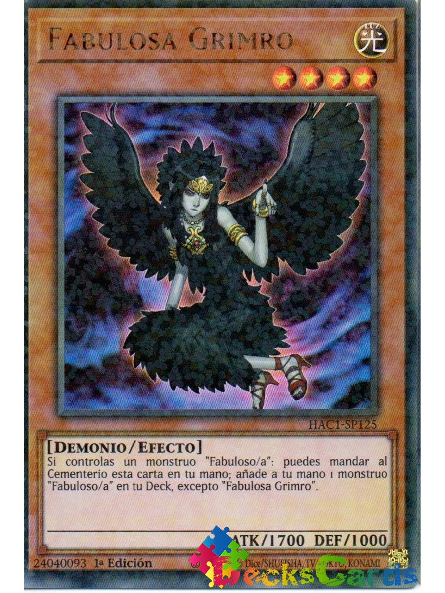 Fabled Grimro - HAC1-EN125 - Duel Terminal Ultra Parallel Rare 1st Edition 1