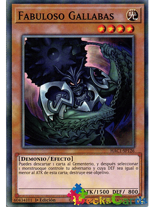 Fabled Gallabas - HAC1-EN126 - Common 1st Edition