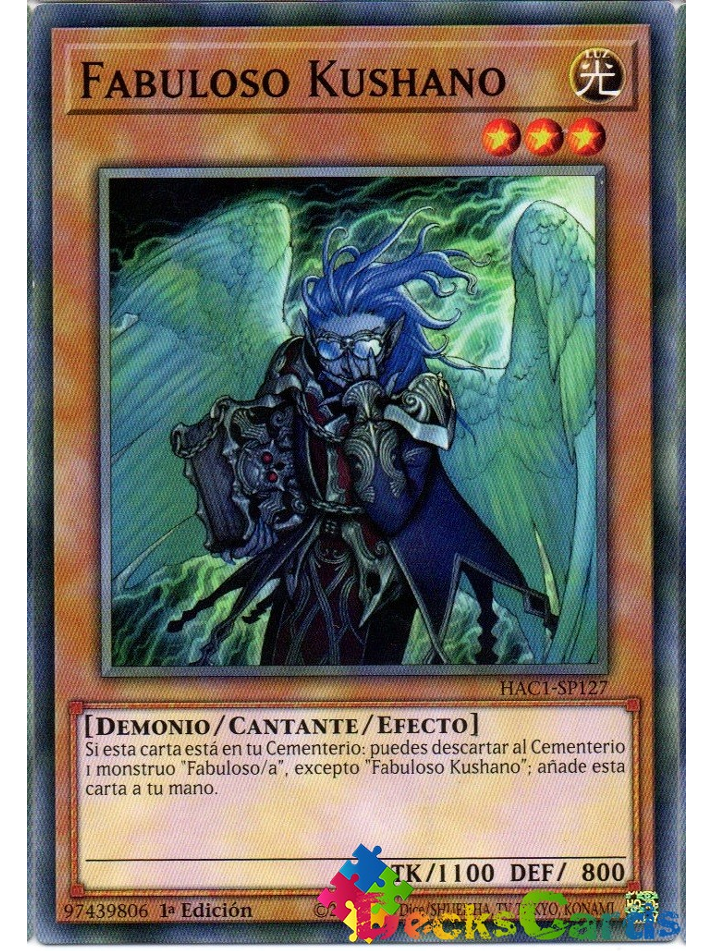 Fabled Kushano - HAC1-EN127 - Duel Terminal Normal Parallel Rare 1st Edition 1