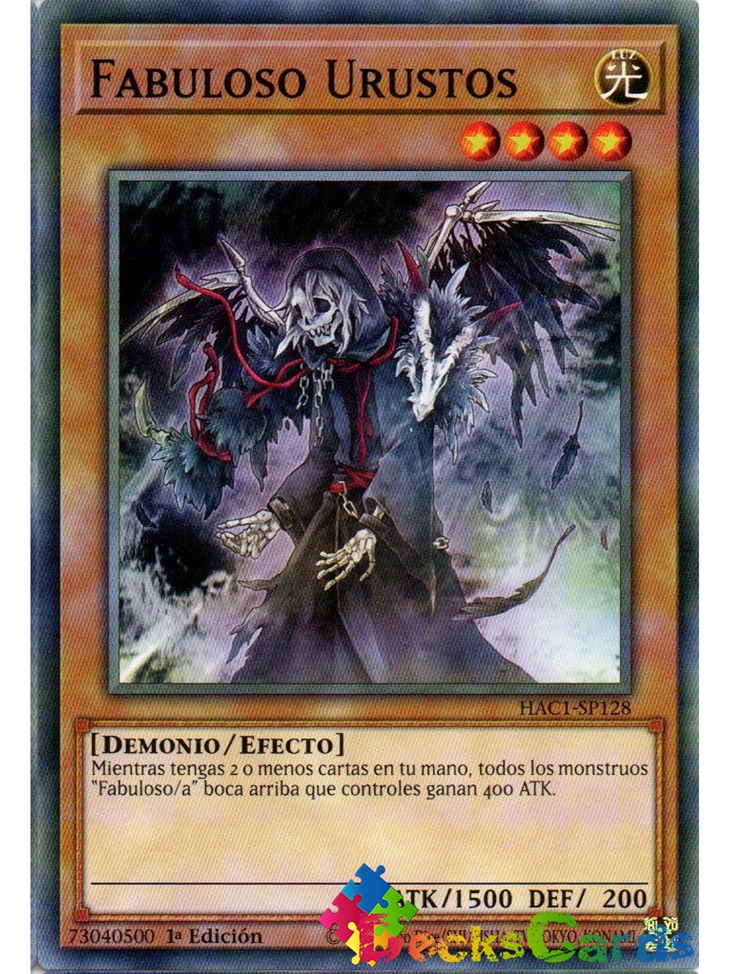 Fabled Urustos - HAC1-EN128 - Common 1st Edition 1