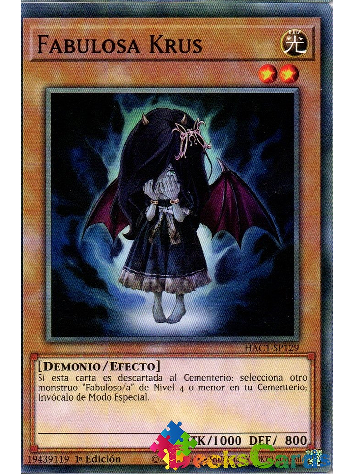 Fabled Krus - HAC1-EN129 - Common 1st Edition 1