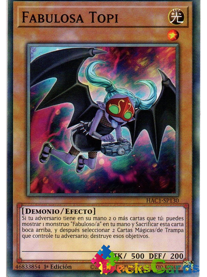 Fabled Topi - HAC1-EN130 - Duel Terminal Common Parallel 1st Edition 1