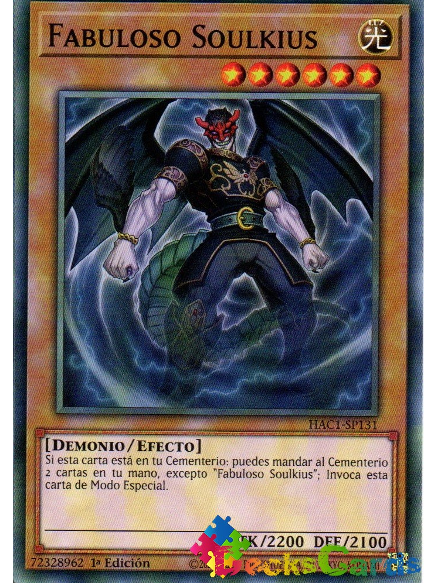 Fabled Soulkius - HAC1-EN131 - Common 1st Edition 1