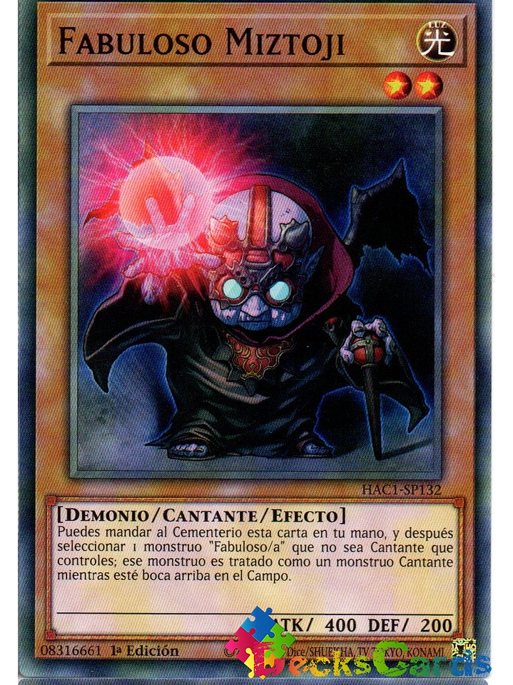 Fabled Miztoji - HAC1-EN132 - Common 1st Edition 1