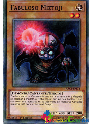 Fabled Miztoji - HAC1-EN132 - Duel Terminal Normal Parallel Rare 1st Edition