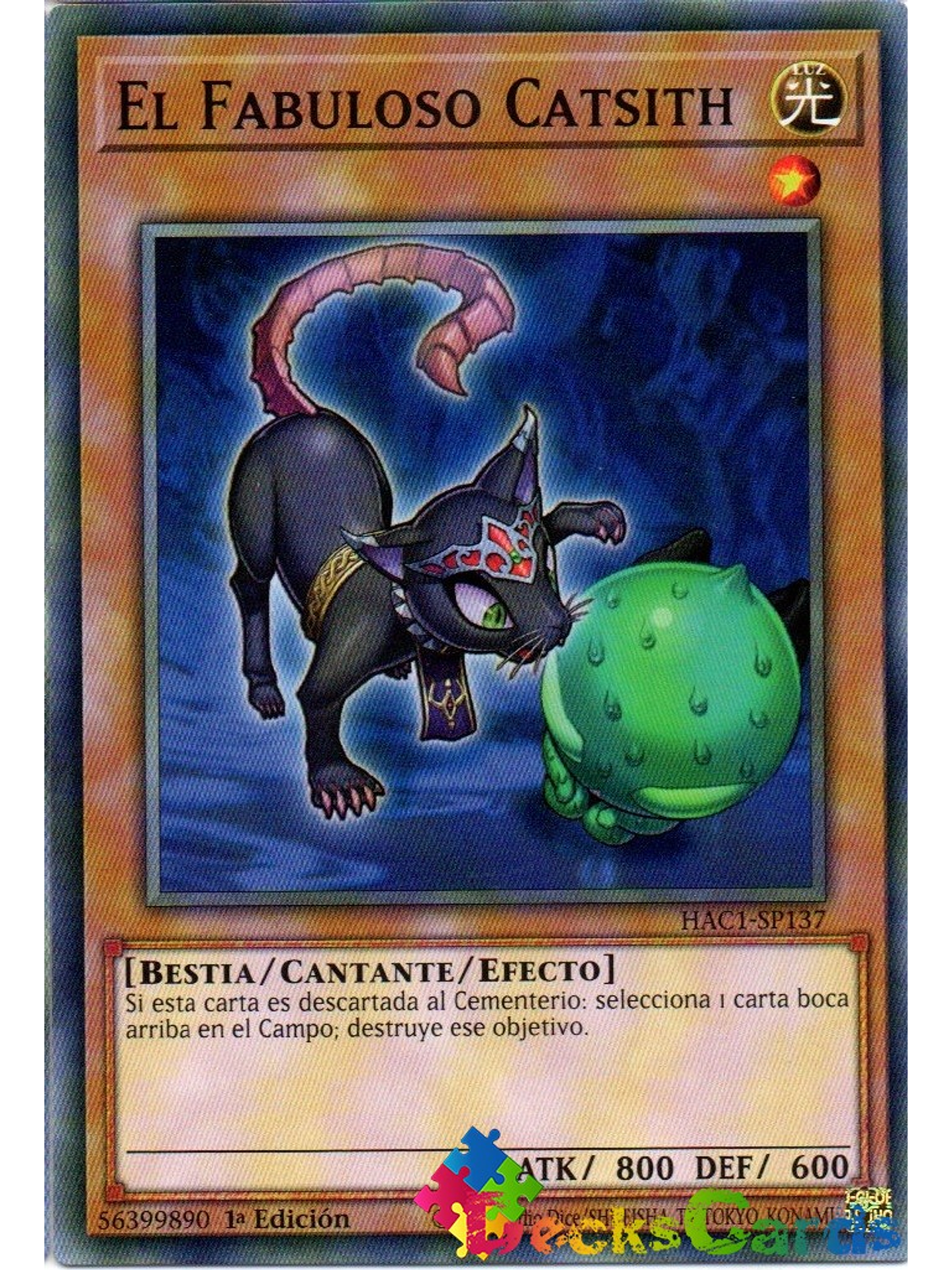 The Fabled Catsith - HAC1-EN137 - Duel Terminal Common Parallel 1st Edition 1