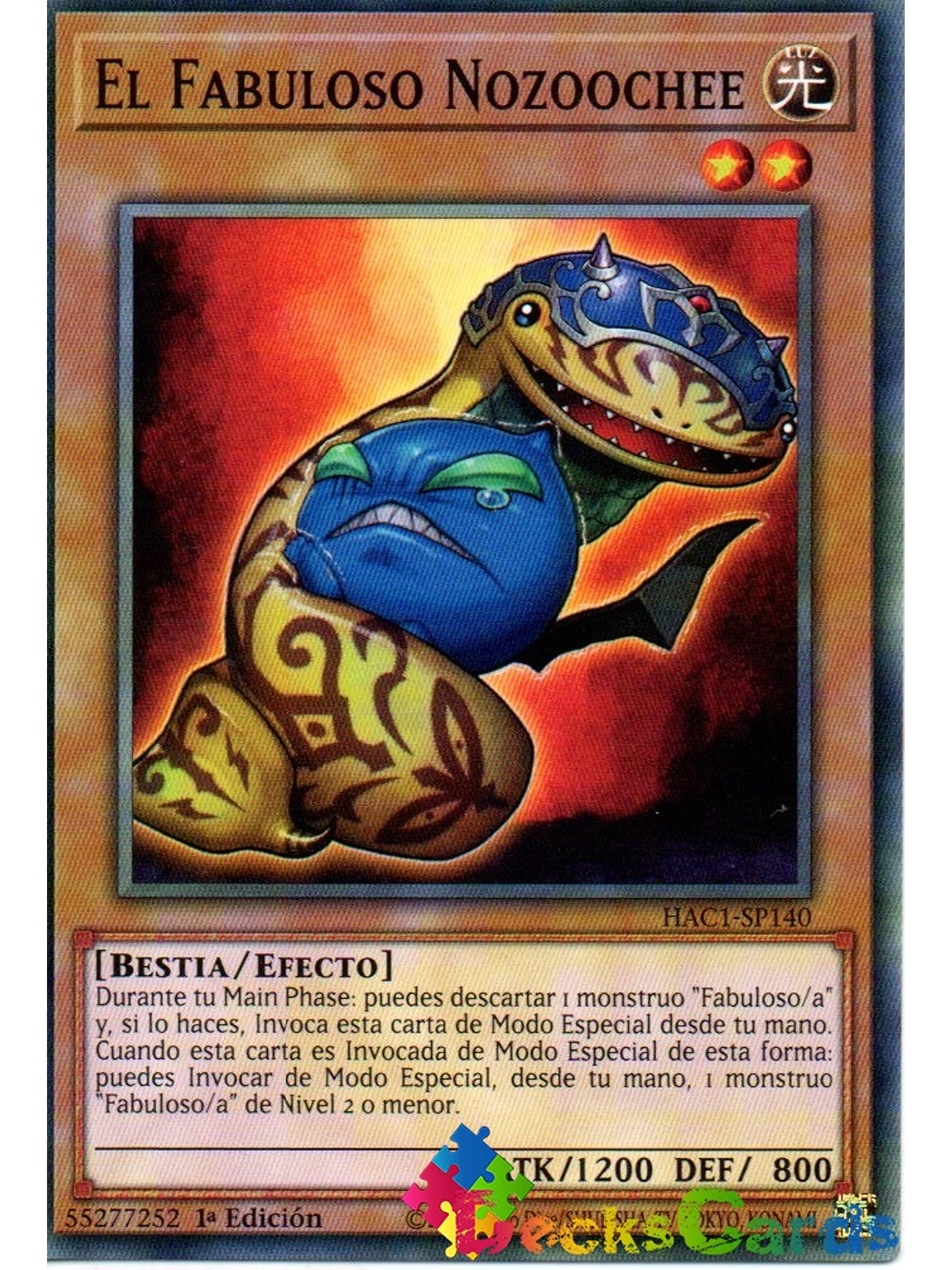 The Fabled Nozoochee - HAC1-EN140 - Duel Terminal Common Parallel 1st Edition 1