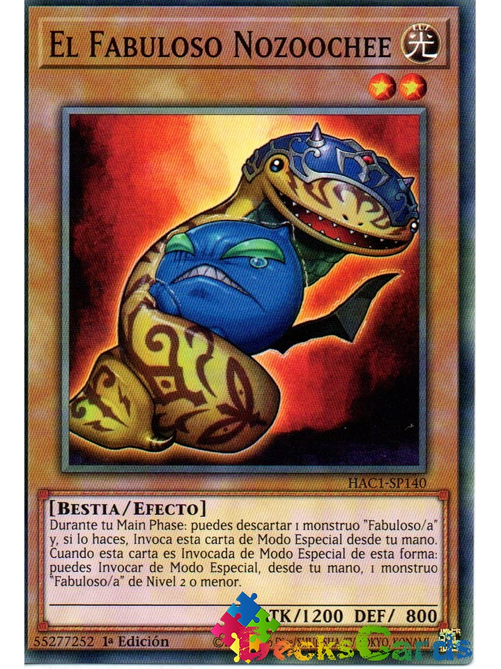 The Fabled Nozoochee - HAC1-EN140 - Duel Terminal Common Parallel 1st Edition 1