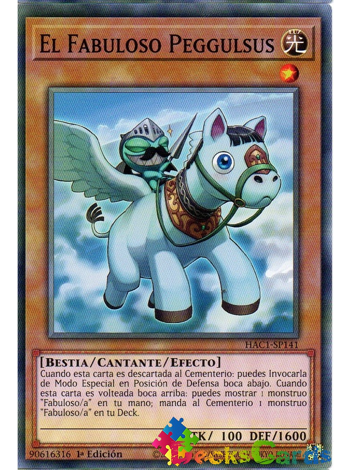 The Fabled Peggulsus - HAC1-EN141 - Common 1st Edition 1