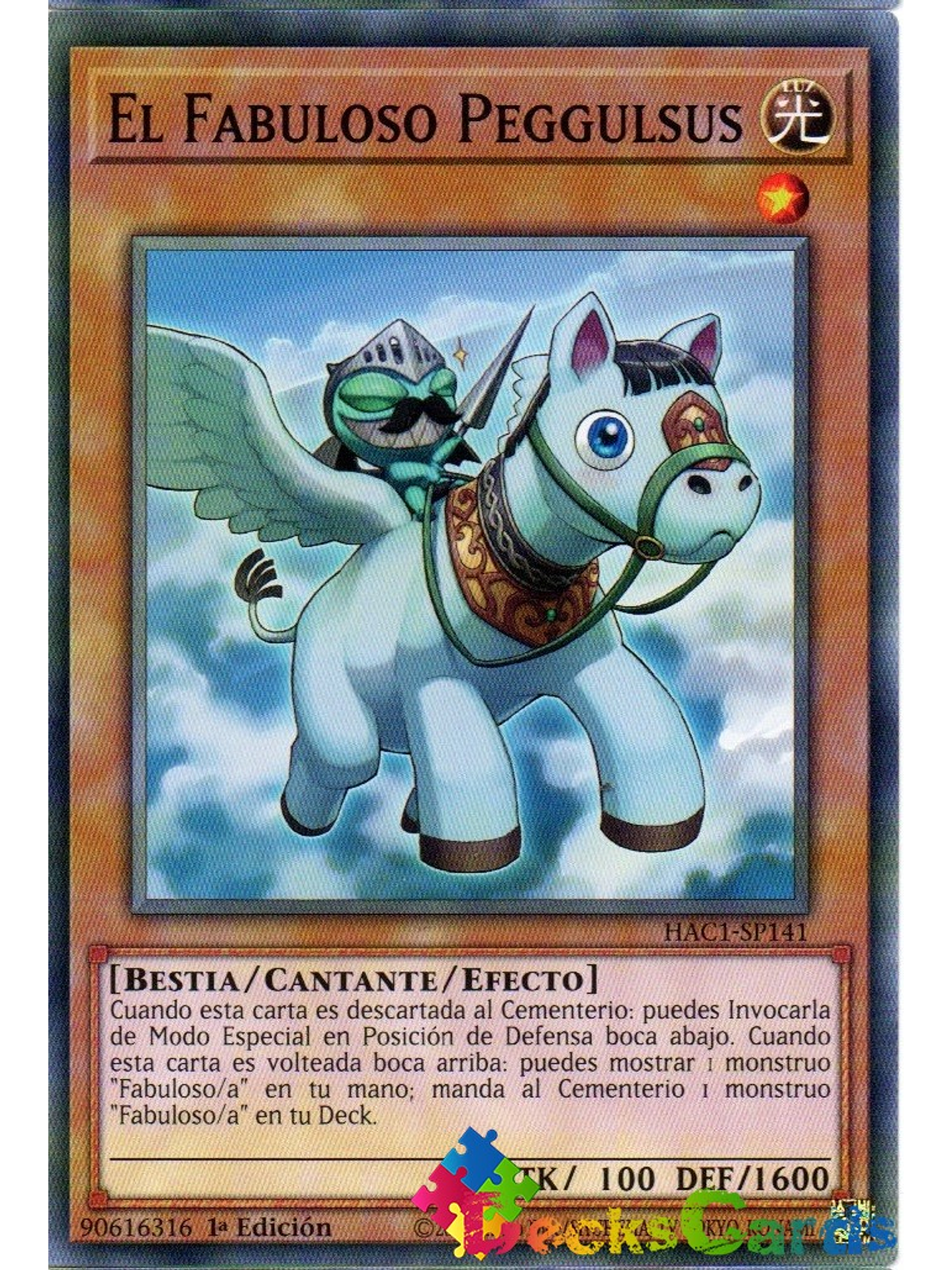 The Fabled Peggulsus - HAC1-EN141 - Duel Terminal Common Parallel 1st Edition 1