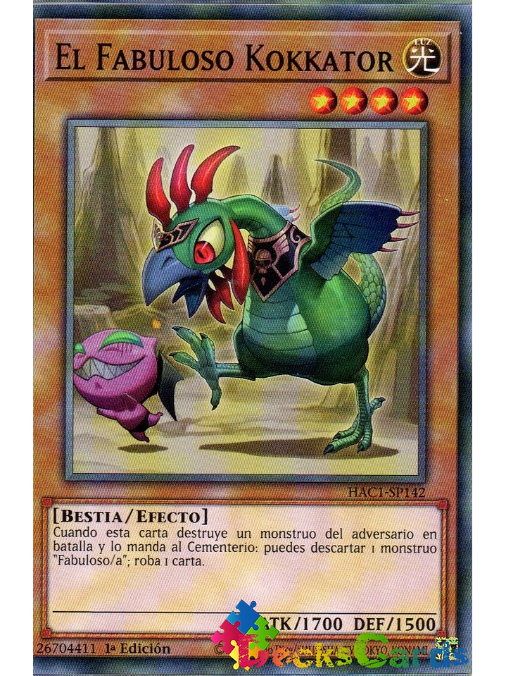 The Fabled Kokkator - HAC1-EN142 - Common 1st Edition 1
