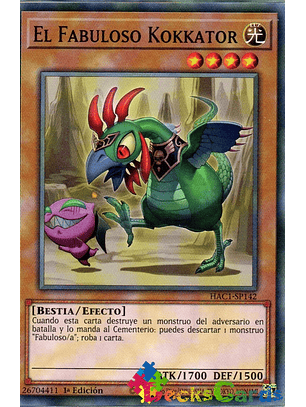 The Fabled Kokkator - HAC1-EN142 - Duel Terminal Common Parallel 1st Edition