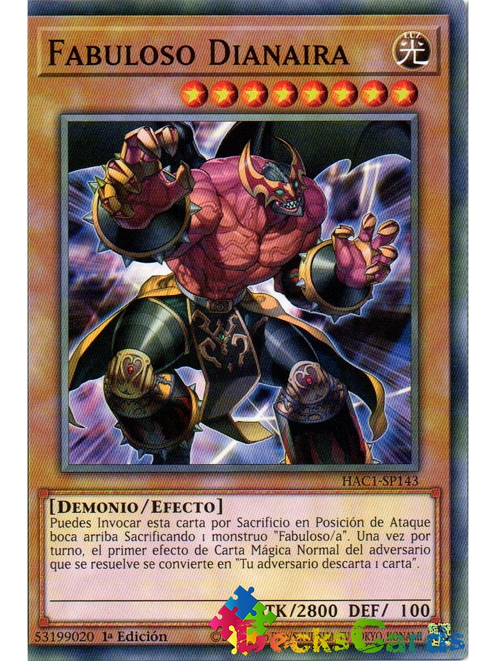 Fabled Dianaira - HAC1-EN143 - Duel Terminal Common Parallel 1st Edition 1